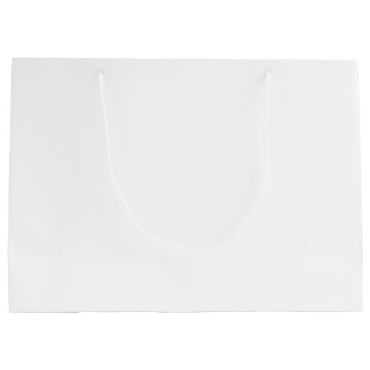 Elegante Witte & Marine Blauwe Bachelorette Gift B Groot Cadeauzakje (Achterkant)