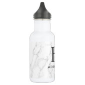 Elegante witte marmeren stenen waterfles cadeau (Links)