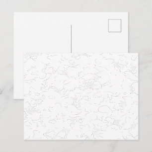 Elegante witte minimalistische textuurpatroon feestdagenkaart