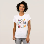 Elegante witte moeder t-shirt (Voorkant volledig)