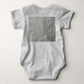 elegante witte neushoornparelkeelas romper (Achterkant)