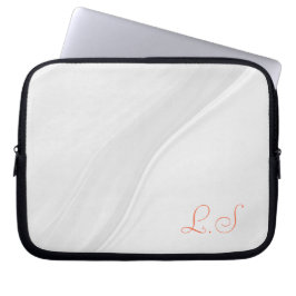 Elegante witte oranje tablet hoes 10 inch