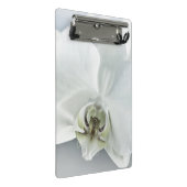 Elegante Witte Orchidee Botanische Kunst Mini Klembord (Schuin)