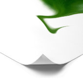 Elegante witte orchidee schilderij tropische bloem poster (Hoek)