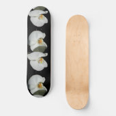 Elegante Witte orchidee tropische witte bloemen Persoonlijk Skateboard (Voorkant)