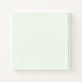 Elegante witte orchidee verjaardag notitieboek (Achterkant)