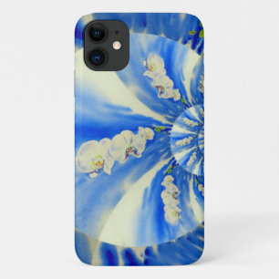 Elegante witte orchidee waterverf schilderij Case-Mate iPhone case
