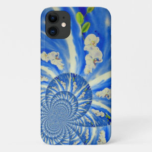 Elegante witte orchidee waterverf schilderij Case-Mate iPhone case