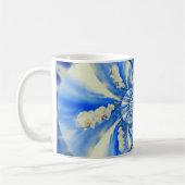 Elegante witte orchidee waterverf schilderij koffiemok (Links)