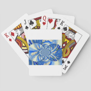 Elegante witte orchidee waterverf schilderij pokerkaarten