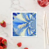 Elegante witte orchidee waterverf schilderij servetten (Insitu)