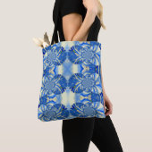 Elegante witte orchidee waterverf schilderij tote bag (Dichtbij)