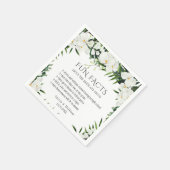 Elegante witte orchideeën Bohemian Fun Facts Bruil Servet (Hoek)