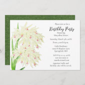 Elegante witte orchideeën verjaardagsfeestje voor kaart (Voorkant / Achterkant)