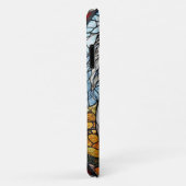 Elegante witte paard artistieke glazen stijl Case-Mate iPhone case (Achterkant/rechts)