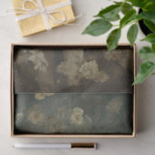 Elegante witte paard decoupage tissuepapier (Geschenk)