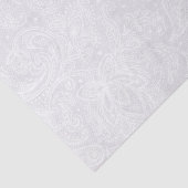 Elegante witte paisley kant tissuepapier (Detail)