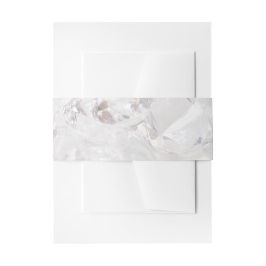 Elegante witte parel bruiloft uitnodigingen wikkel (Voorkant Voorbeeld)