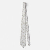 Elegante Witte Parels Halsketting Stropdas (Voorkant)