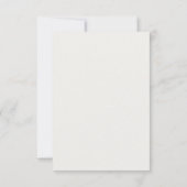Elegante Witte Parels & Prosecco Bruidsdouche Bedankkaart (Achterkant)