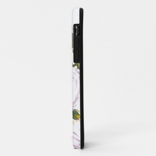 Elegante witte perzik sinaasappel blush rozen Case-Mate iPhone case (Achterkant/links)