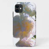 Elegante witte perzik sinaasappel blush rozen Case-Mate iPhone case (Achterkant)