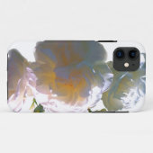 Elegante witte perzik sinaasappel blush rozen Case-Mate iPhone case (Achterkant (horizontaal))