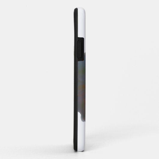 Elegante witte perzik sinaasappel blush rozen Case-Mate iPhone case (Achterkant/rechts)