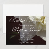 Elegante witte pioen bloemenwitte bloem foto kaart (Voorkant / Achterkant)