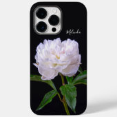 Elegante Witte Pioen Een Unieke Bloem  Case-Mate iPhone Case (Achterkant)