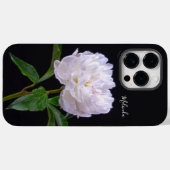 Elegante Witte Pioen Een Unieke Bloem  Case-Mate iPhone Case (Achterkant (horizontaal))