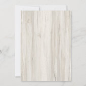 Elegante witte pompoen Thanksgiving uitnodiging (Achterkant)