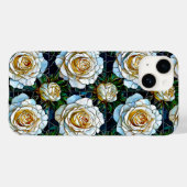 Elegante Witte Roos Bloem Case-Mate iPhone Case (Achterkant (horizontaal))