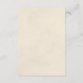 Elegante witte roos bruiloft details QR-code Informatiekaartje (Achterkant)