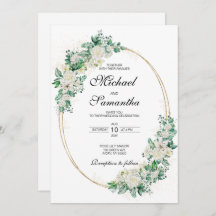 Elegante witte roos en lelies bruiloft