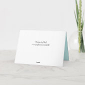 Elegante Witte Roos Verjaardag Kaart (Achterkant)