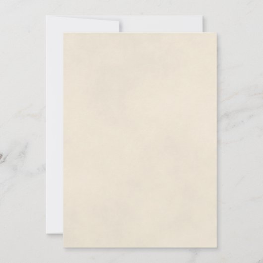 Elegante witte roos We doen nog steeds bruiloft ge Kaart (Achterkant)