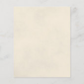 Elegante witte Rose BUDGET bruiloft receptie uitno (Achterkant)