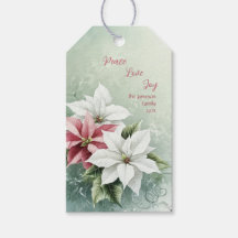 Elegante witte roze kerstpuntjes