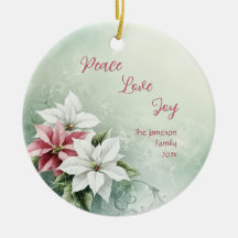 Elegante witte roze kerstpuntjes