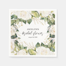 Elegante Witte Rozen Bruidsbruiloft