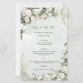 Elegante witte rozen bruiloft (Voorkant)