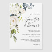 Elegante witte rozen en hortensia's bruiloft (Voorkant)