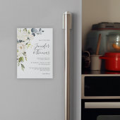 Elegante witte rozen en hortensia's bruiloft