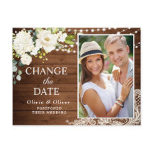 Elegante witte rozen kant rustieke bruiloft uitges