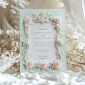 Elegante witte rozen met faux goud kaart