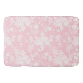 Elegante witte rozen roze bloemen badmat (Voorkant)