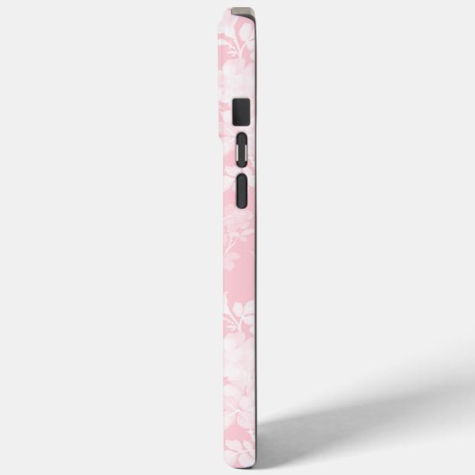 Elegante witte rozen roze bloemen Case-Mate iPhone case (Achterkant / Links)