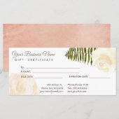 Elegante witte rozen salon (Voorkant / Achterkant)