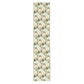Elegante witte rozen tafelloper (Voorkant)